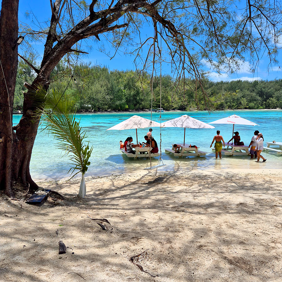 Déjeuner sur le motu